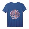 Keltischer Dara-Knoten Aquarell T-Shirt - Keltisches Design in Rosa für Kunst- und Kulturfans