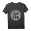 Wikinger Weltesche mit nordischen Knoten und Raben T-Shirt – Perfekte Geschenkidee für Mythologie- und Wikinger-Fans