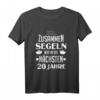 Segler Zusammen Segeln 20 Jahre Hochzeitstag & Geburtstag T-Shirt – Perfektes Geschenk für Kapitäne, Matrosen & Segelenthusiasten