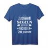Segler Zusammen Segeln 20 Jahre Hochzeitstag & Geburtstag T-Shirt – Perfektes Geschenk für Kapitäne, Matrosen & Segelenthusiasten