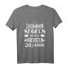 Segler Zusammen Segeln 20 Jahre Hochzeitstag & Geburtstag T-Shirt – Perfektes Geschenk für Kapitäne, Matrosen & Segelenthusiasten