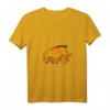 Damen Mittelalterliches Keltisches Wildschwein Knoten T-Shirt mit V-Ausschnitt – Perfektes Geschenk für Kunst- und Geschichtsbegeisterte