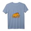 Damen Mittelalterliches Keltisches Wildschwein Knoten T-Shirt mit V-Ausschnitt – Perfektes Geschenk für Kunst- und Geschichtsbegeisterte