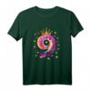 Buntes 9. Geburtstag T-Shirt für Mädchen mit Sternen und Kronen – Perfektes Partygeschenk für Tochter, Nichte & Schulfreundin