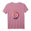 Buntes 9. Geburtstag T-Shirt für Mädchen mit Sternen und Kronen – Perfektes Partygeschenk für Tochter, Nichte & Schulfreundin