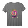 Buntes 9. Geburtstag T-Shirt für Mädchen mit Sternen und Kronen – Perfektes Partygeschenk für Tochter, Nichte & Schulfreundin