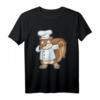 Eichhörnchen Koch beim Hip Hop Tanz Dab T-Shirt - Lustiges Tiermotiv für Damen, Herren & Kinder