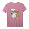 Eichhörnchen Koch beim Hip Hop Tanz Dab T-Shirt - Lustiges Tiermotiv für Damen, Herren & Kinder
