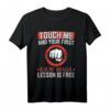 Krav Maga T-Shirt Touch Me mit kostenlosem ersten Training - Perfektes Geschenk für Martial Arts Fans & Krav Maga Enthusiasten