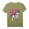 Kinder Schulanfang 2023 Einhorn T-Shirt für Mädchen - '2. Klasse Wird Magisch!' Lustiges Einschulungsgeschenk mit Regenbogen, Herz und Schulutensilien