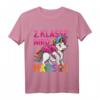 Kinder Schulanfang 2023 Einhorn T-Shirt für Mädchen - '2. Klasse Wird Magisch!' Lustiges Einschulungsgeschenk mit Regenbogen, Herz und Schulutensilien