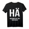 Lustiges Lehrer Schüler T-Shirt mit Fragewort - Perfekt für Lehrer, Schüler und Kreuzworträtsel Fans