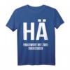 Lustiges Lehrer Schüler T-Shirt mit Fragewort - Perfekt für Lehrer, Schüler und Kreuzworträtsel Fans