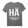Lustiges Lehrer Schüler T-Shirt mit Fragewort - Perfekt für Lehrer, Schüler und Kreuzworträtsel Fans