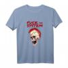 Fuck the System Punk Rocker T-Shirt mit Totenkopf - Cooles Punkdesign für Punks, Rockfans und Rebellion-Liebhaber