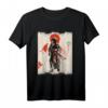 Samurai-Krieger Japanisches Samurai Schwertkampf Kunst T-Shirt – Perfektes Geschenk für Anime, Manga, Harajuku & Japan Kultur Fans