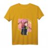 Damen Harajuku Ästhetisches Japanisches Anime Manga T-Shirt mit V-Ausschnitt – Kawaii, Otaku & Retro 80er/90er Stil, perfektes Geschenk