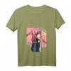 Damen Harajuku Ästhetisches Japanisches Anime Manga T-Shirt mit V-Ausschnitt – Kawaii, Otaku & Retro 80er/90er Stil, perfektes Geschenk