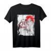 Sakura Japanische Kirschblüten Illustration T-Shirt – Asiatische Blumen & Anime Grafik, Klassisch geschnitten