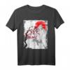 Sakura Japanische Kirschblüten Illustration T-Shirt – Asiatische Blumen & Anime Grafik, Klassisch geschnitten