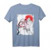 Sakura Japanische Kirschblüten Illustration T-Shirt – Asiatische Blumen & Anime Grafik, Klassisch geschnitten