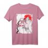 Sakura Japanische Kirschblüten Illustration T-Shirt – Asiatische Blumen & Anime Grafik, Klassisch geschnitten