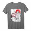 Sakura Japanische Kirschblüten Illustration T-Shirt – Asiatische Blumen & Anime Grafik, Klassisch geschnitten