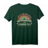 Kung Fu Shirt für Frauen - Retro Sunshine und Kung Fu T-Shirt im Vintage Stil, ideales Geschenk für Kampfsport- und Sonnenliebhaberinnen