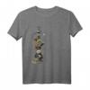 HapMonkey T-Shirt mit Po And The Furious Five Stack Portrait – Offiziell lizenzierte Geburtstagskleidung für Männer