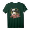 HapMonkey T-Shirt für Männer - A Real Warrior Never Quits Action Pose, Lustiges und Motivationsshirt, Officially Licensed