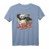 HapMonkey T-Shirt für Männer - A Real Warrior Never Quits Action Pose, Lustiges und Motivationsshirt, Officially Licensed