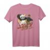 HapMonkey T-Shirt für Männer - A Real Warrior Never Quits Action Pose, Lustiges und Motivationsshirt, Officially Licensed