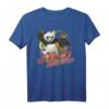 HapMonkey T-Shirt für Männer - A Real Warrior Never Quits Action Pose, Lustiges und Motivationsshirt, Officially Licensed