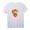 Viva la Vida Cartoon-Kunst T-Shirt für Frauen – Einzigartiges Design für feministische Statements und individuellen Stil
