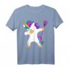 Dabbing Unicorn Lacrosse LAX Shirt - Lustiges Geschenk für Lacrosse-Fans, Einhorn-Liebhaber und Sportbegeisterte