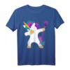 Dabbing Unicorn Lacrosse LAX Shirt - Lustiges Geschenk für Lacrosse-Fans, Einhorn-Liebhaber und Sportbegeisterte
