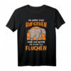 Ich Werde Nicht Aufgeben Aber Fluchen - Lustiges Elefanten Läufer T-Shirt für Marathon, Triathlon & Jogging, Perfektes Geschenk für Sportfans