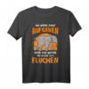 Ich Werde Nicht Aufgeben Aber Fluchen - Lustiges Elefanten Läufer T-Shirt für Marathon, Triathlon & Jogging, Perfektes Geschenk für Sportfans