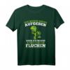 Läufer T-Shirt mit Spruch - Ich werde nicht aufgeben aber fluchen | Motivationsgeschenk zum Geburtstag für Sportbegeisterte