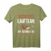 Rennstrecken Laufteam Lustiges Joggen Läufer Schnecke Spruch T-Shirt – Witziges Geschenk für Läufer und Jogger, die sich beim Sport schwer tun