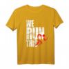 We Run This Marathon Lauf T-Shirt - Motivationsshirt für Läufer, Jogger & Marathonfans für maximale Laufmotivation