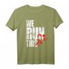 We Run This Marathon Lauf T-Shirt - Motivationsshirt für Läufer, Jogger & Marathonfans für maximale Laufmotivation