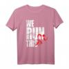 We Run This Marathon Lauf T-Shirt - Motivationsshirt für Läufer, Jogger & Marathonfans für maximale Laufmotivation