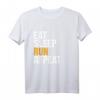 Eat Sleep Run Repeat Shirt - Lustiges Marathon & Läufer T-Shirt für Hobby- und Profi-Sportler, Geschenkidee für Jogger & Läufer