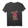 Damen Rollschuh - Roller Girl T-Shirt mit V-Ausschnitt - Retro 80er Design, Perfekt für Skater Girls & Freizeitspaß