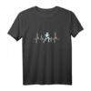 EKG Love Lauf T-Shirt - Motiv zum Laufen, Joggen & Marathon für Läufer & Sportliebhaber