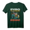 Feuerwerk Pyromane Pyrotechnik T-Shirt - Lustige Kleidung für Feuerwerksliebhaber & Silvester Fans