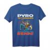 Feuerwerk Pyromane Pyrotechnik T-Shirt - Lustige Kleidung für Feuerwerksliebhaber & Silvester Fans