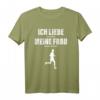 Ich Liebe Meine Frau Marathon Läufer T-Shirt – Witziges Valentinstagsgeschenk für Ehemann, Papa & Freunde, ideal zu Weihnachten & Geburtstag