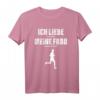 Ich Liebe Meine Frau Marathon Läufer T-Shirt – Witziges Valentinstagsgeschenk für Ehemann, Papa & Freunde, ideal zu Weihnachten & Geburtstag
